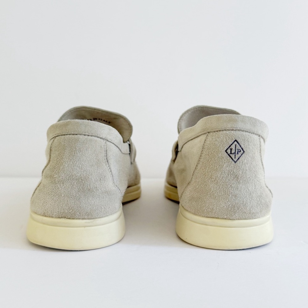 LORO PIANA SUMMER WALK SUEDE LOAFER SHOES - Picture 4 of 12